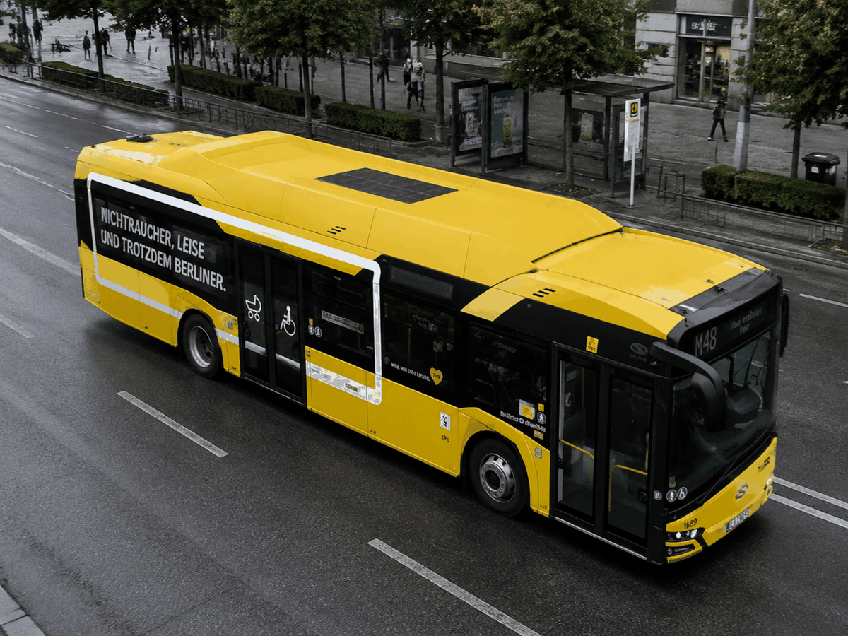 Urbino 12 Electric Solar Solution — Lensun commercial fleet solar solution
