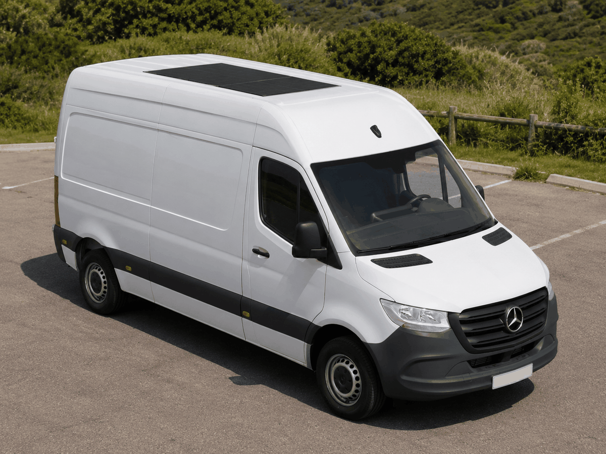 Mercedes Sprinter Solar Solution — Lensun commercial fleet solar solution