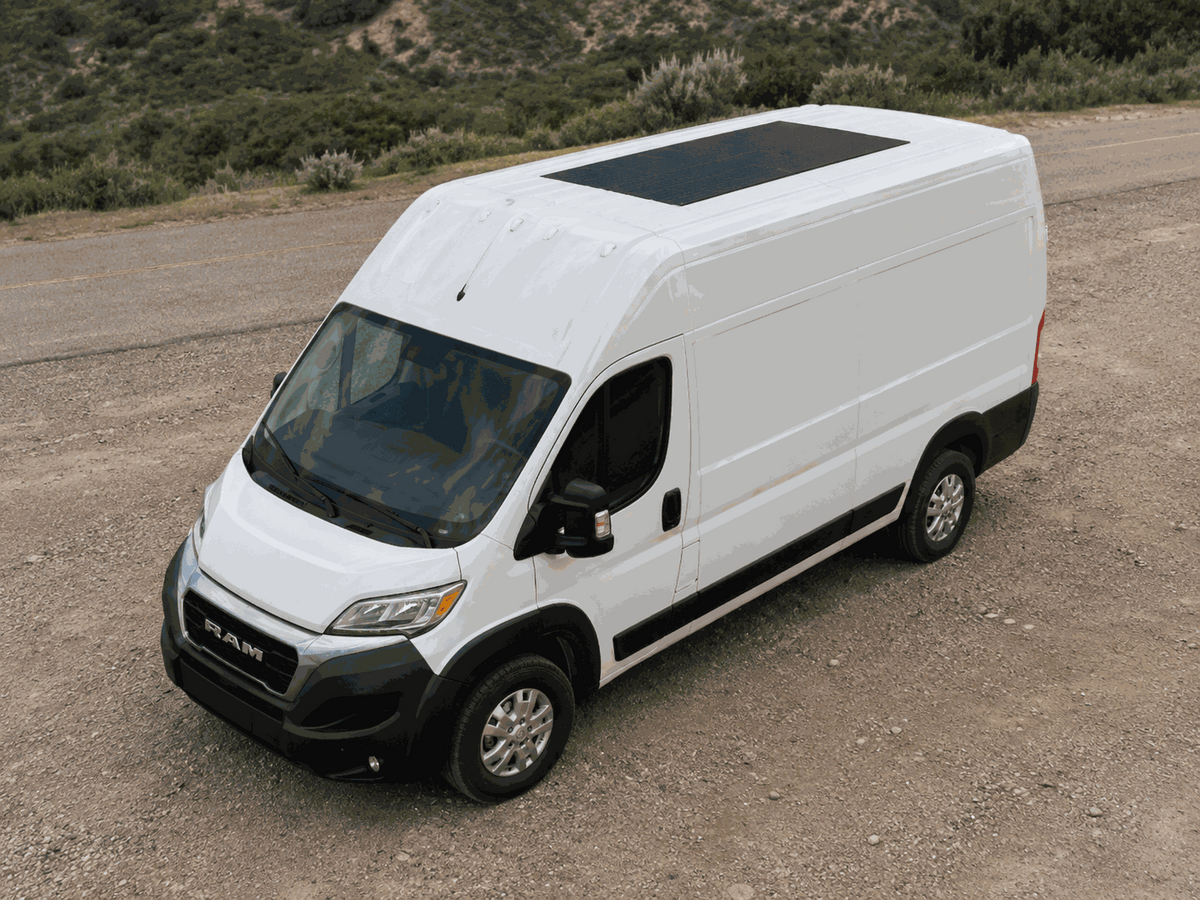RAM ProMaster Solar Solution — Lensun commercial fleet solar solution