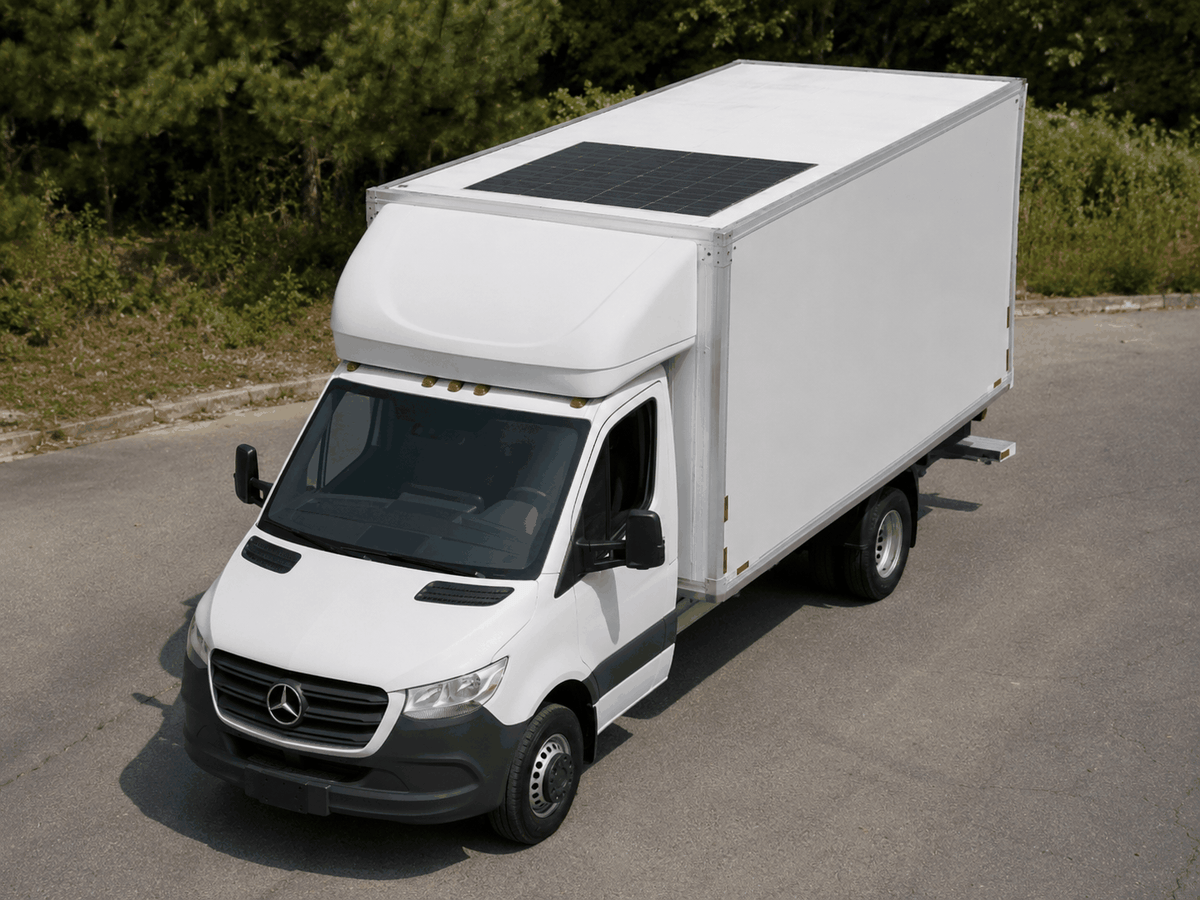 Mercedes-Benz Solar Solution — Lensun commercial fleet solar solution