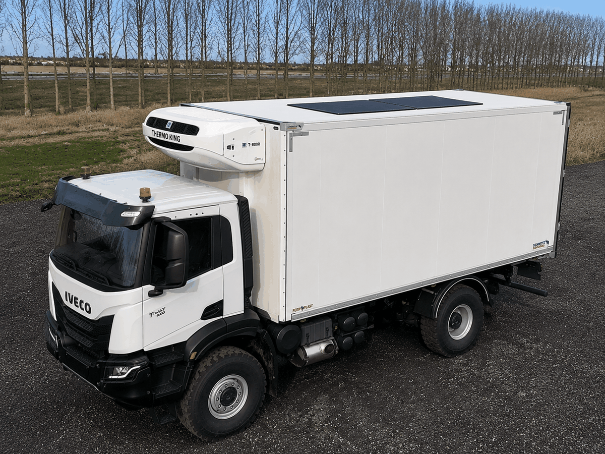 IVECO Truck Solar Solution — Lensun commercial fleet solar solution