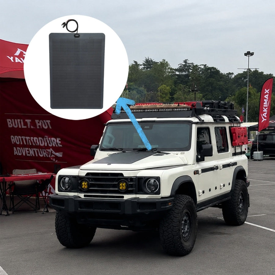 Ineos Grenadier hood solar panel 90W