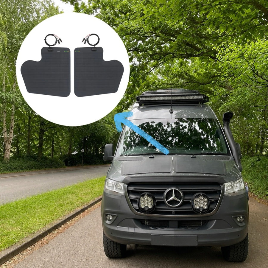Mercedes-Benz Sprinter hood solar panel 90W