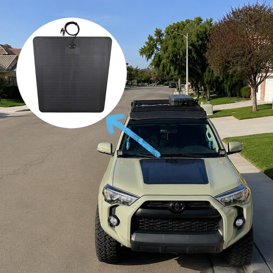 Toyota 4Runner hood solar panel 100W