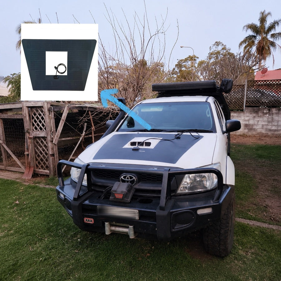 Toyota Hilux hood solar panel 110W