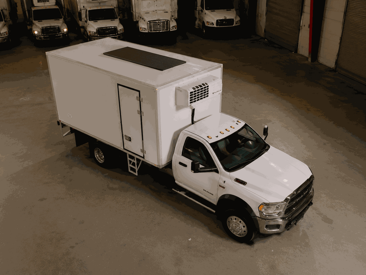 Urban Refrigerated Delivery Truck — Lensun commercial fleet solar solution