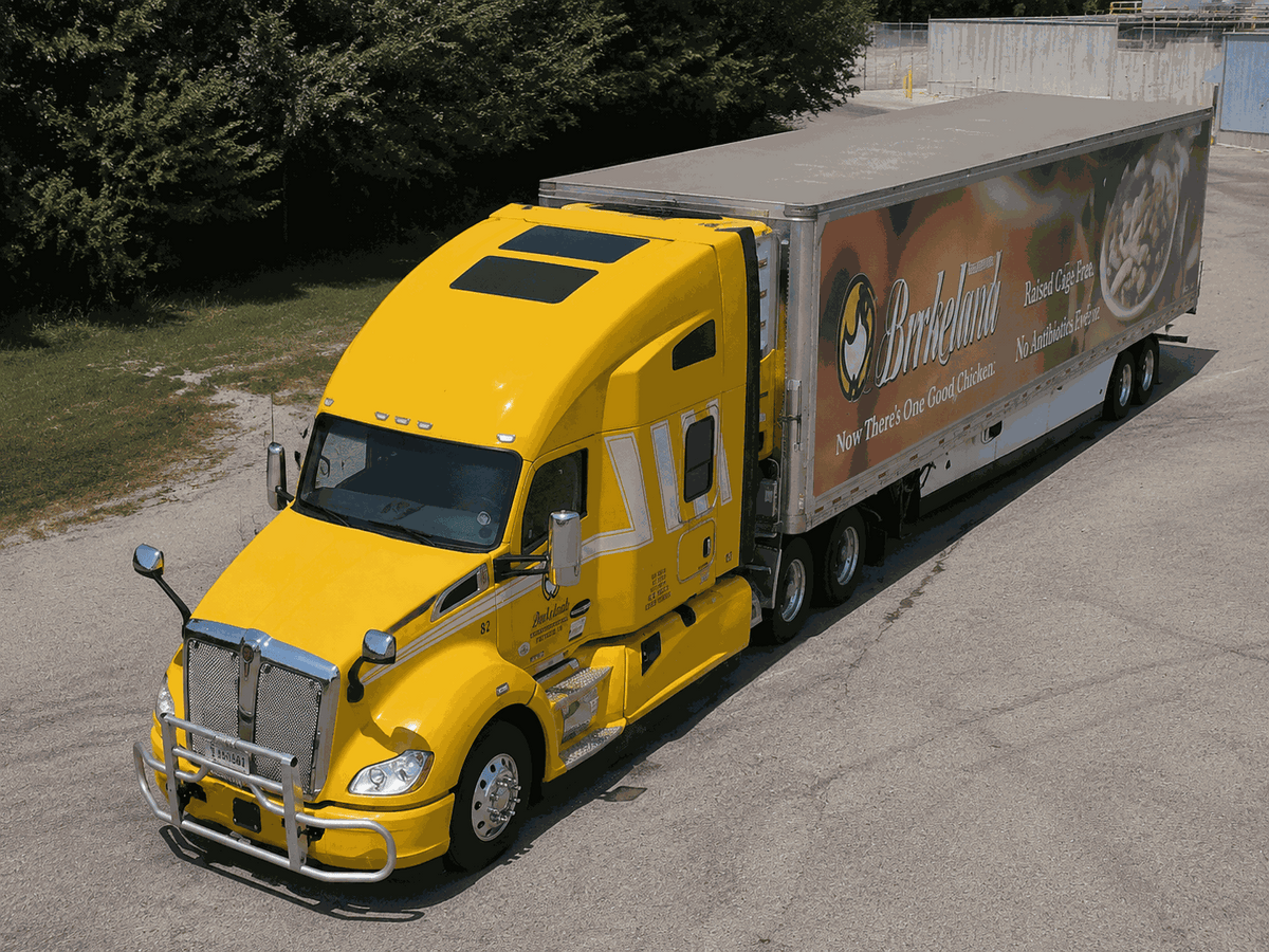Reefer Semi-Truck — Lensun commercial fleet solar solution