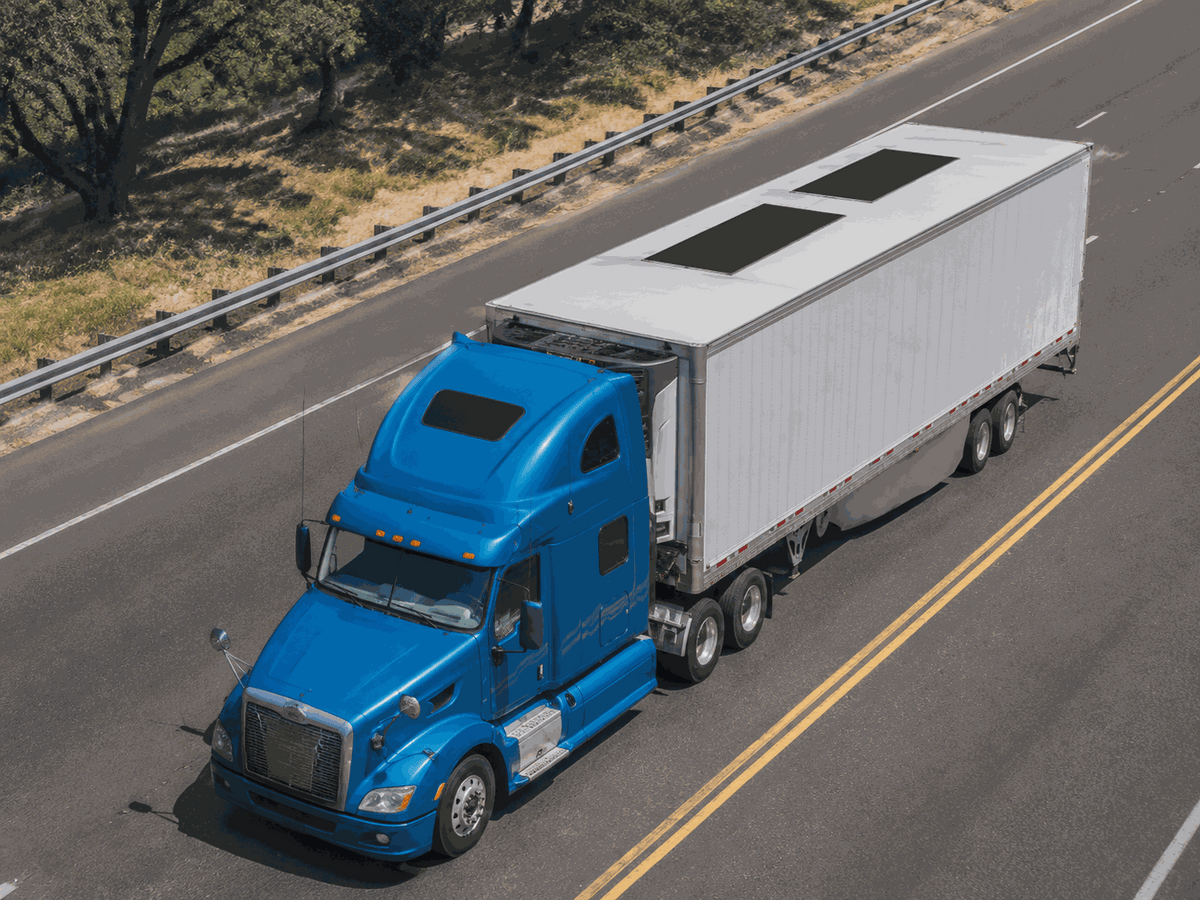 Long-Haul Refrigerated Transport Solution — Lensun commercial fleet solar solution