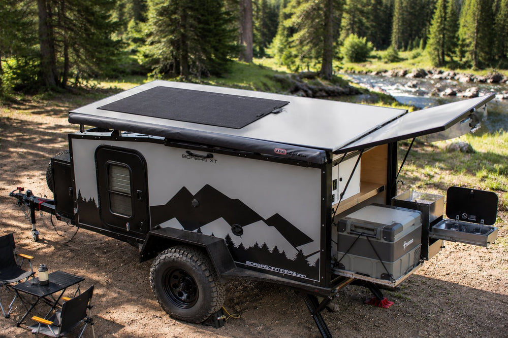 Boreas off-road trailer solar system 300W