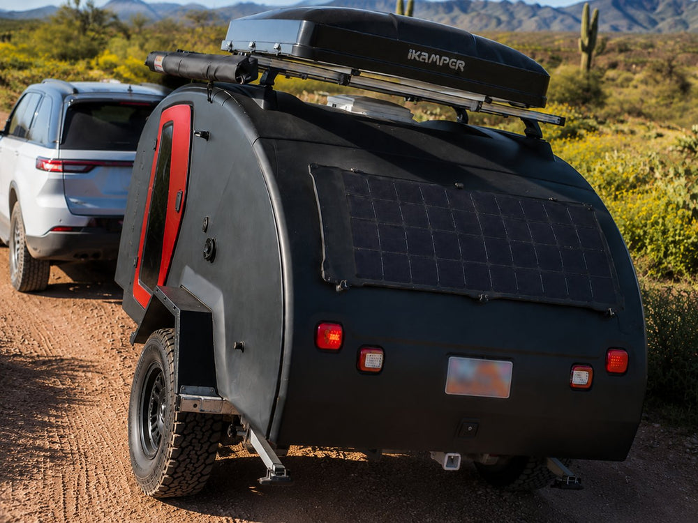 Escapod teardrop trailer solar system 150W