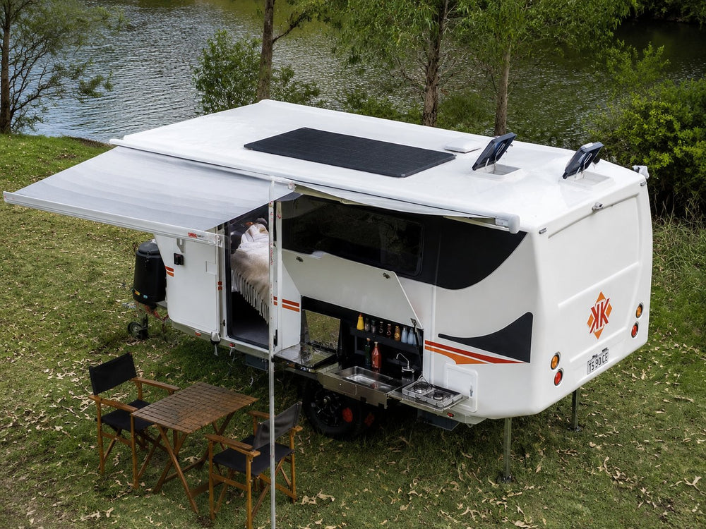 Kimberley off-road trailer solar system 150W