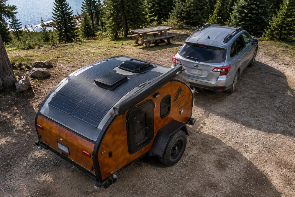 Timberleaf teardrop trailer solar system 320W